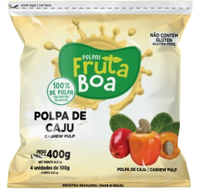 POLPA FRUTA BOA CAJU 400G