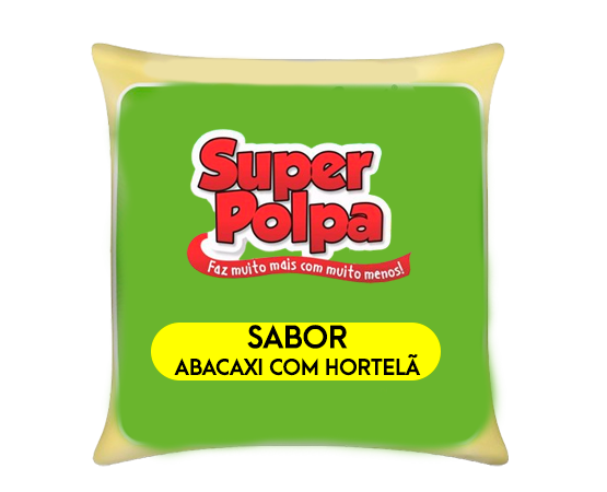 POLPA SUPER POLPA ABACAXI C/HORT 400G