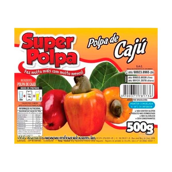 POLPA SUPER POLPA CAJU 400G