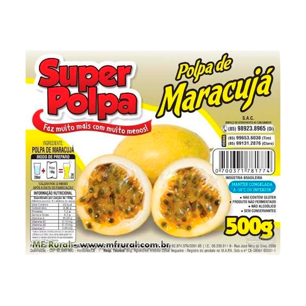 POLPA SUPER POLPA MARACUJA 400G