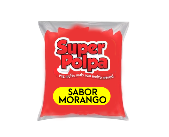 POLPA SUPER POLPA MORANGO 400G