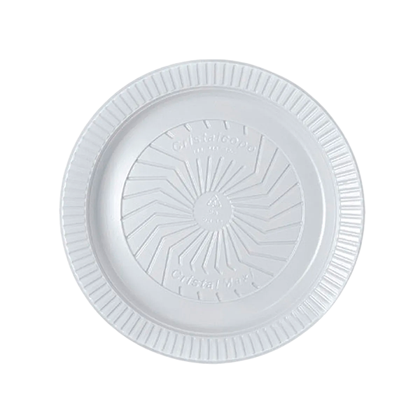 PRATO DESC RASO 15CM C/10