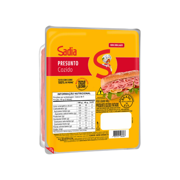 PRESUNTO FATIADO SADIA 180G