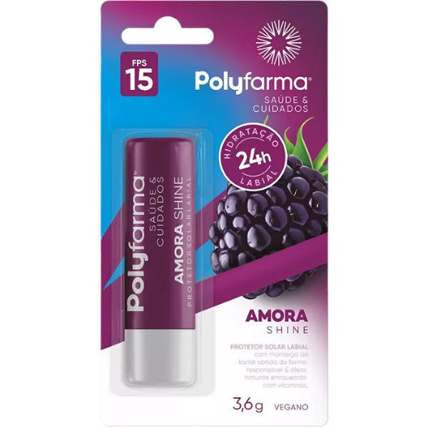 PROT LABIAL POLYFARMA AMORA 3,6G