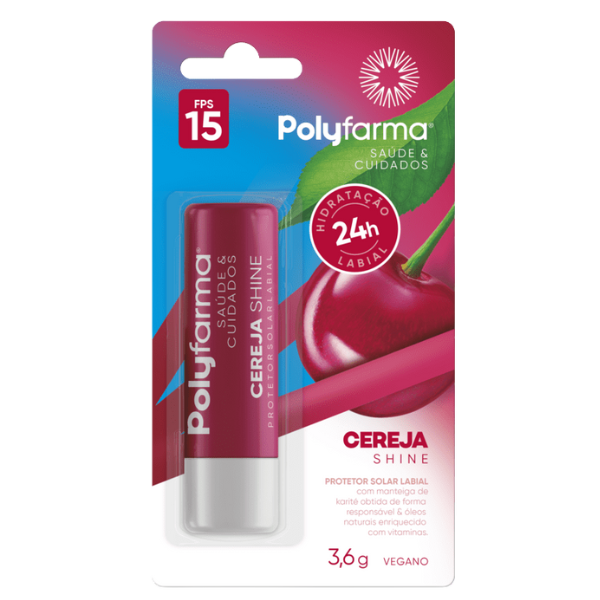 PROT LABIAL POLYFARMA CEREJA 3,6G