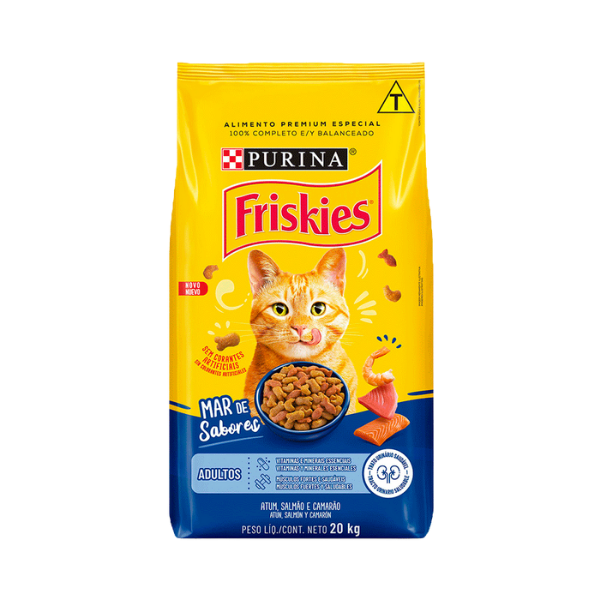 RACAO FRISKIES PETISCOS DO MAR KG