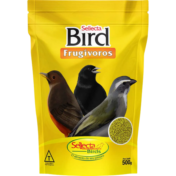 RACAO SELLECTA BIRD FRUGIVOROS 500G