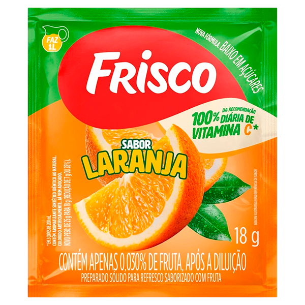 REFRESCO FRISCO 18G LARANJA