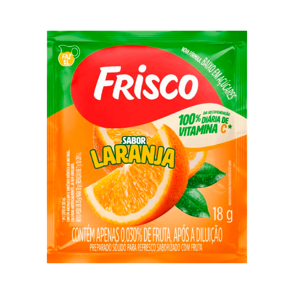 REFRESCO FRISCO 18G LARANJA