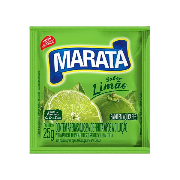 REFRESCO MARATA 25G LIMAO
