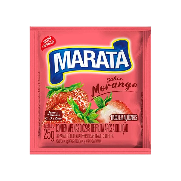 REFRESCO MARATA 25G MORANGO