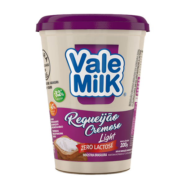 REQUEIJAO CREMOSO VALE MILK ZERO L 200G