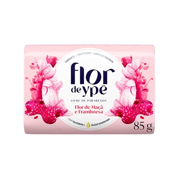 SAB FLOR YPE 85G MACA/FRAMBOESA ROSA