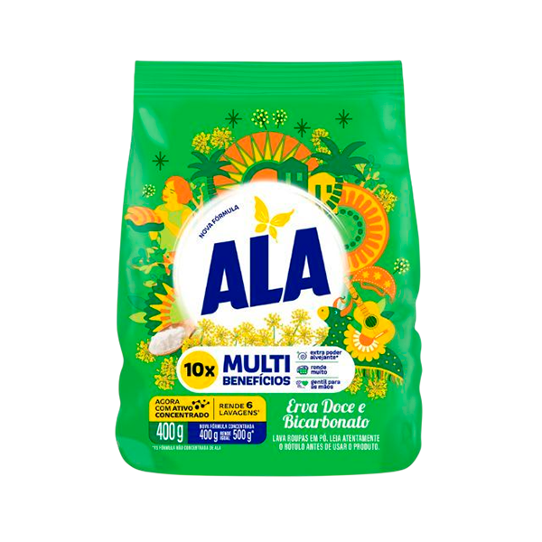 SABAO EM PO ALA 400G ERVA-DOCE E BICARB