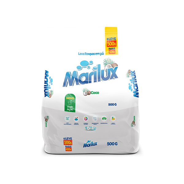 SABAO EM PO MARILUX 500G COCO