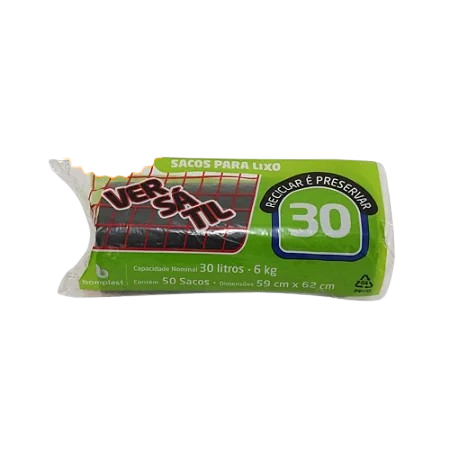 SACO P/LIXO MULTIFACIL ROLO 30LTS