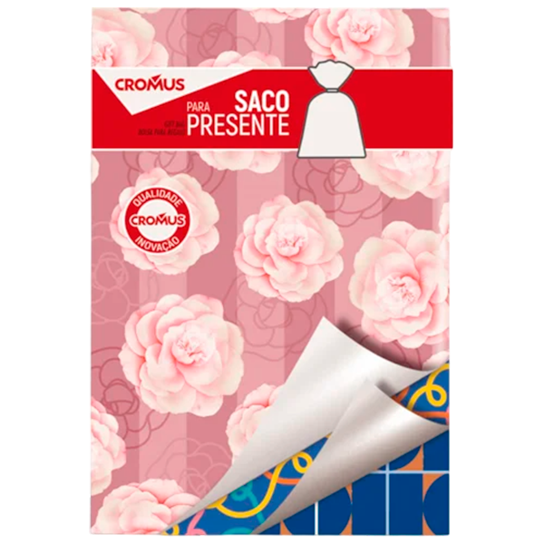 SACO PRESENTE MET SORT. 3C CROMOS 35X54