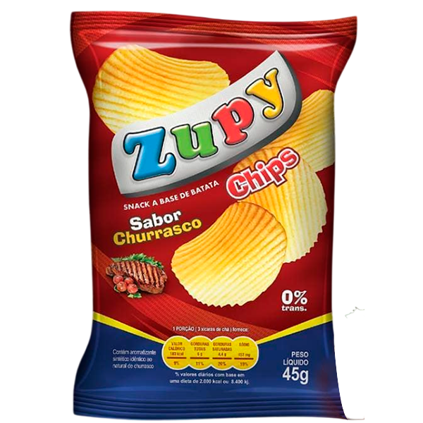 SALG.ZUPPY CHIPS CHURRASCO 18G