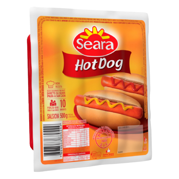 SALSICHA HOT DOG SEARA 500G