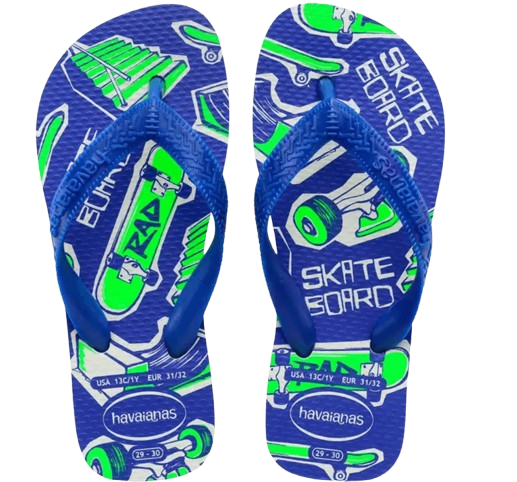 SAND.HAVAIANAS KIDS ATH B/AZUL 25/26
