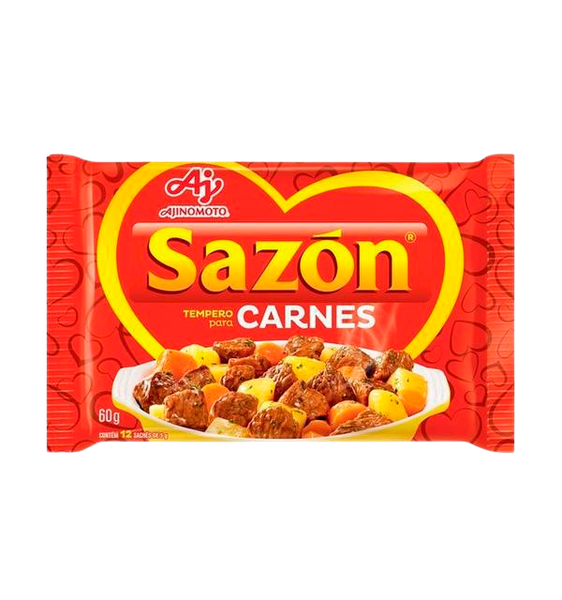 SAZON.VERMELHO P/CARNE/LEG/ARROZ C/12