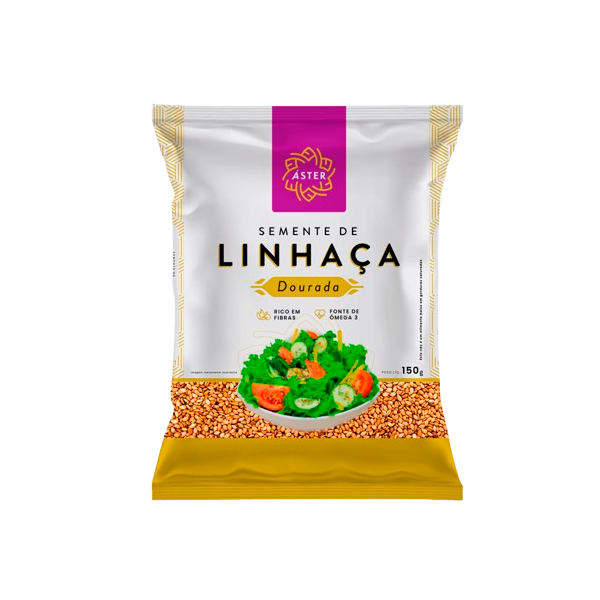 SEMENTE LINHACA ASTER DOURADA 150G