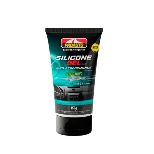 SILICONE PROAUTO 150ML GEL CARRO NOVO