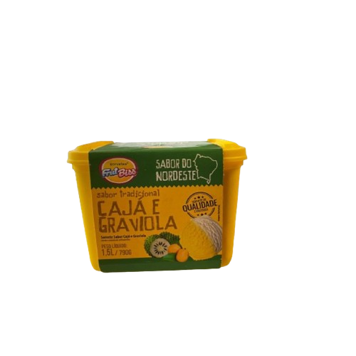 SORV.FRUTBISS PT CAJA E GRAVIOLA 1,5L