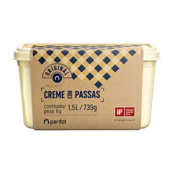 SORV.PARDAL CREME COM PASSAS 1,5L