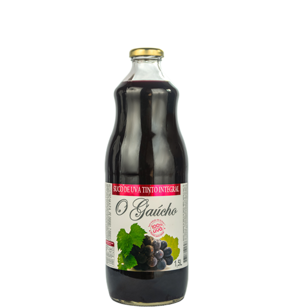 SUCO DE UVA INTEGRAL O GAUCHO 1,5L