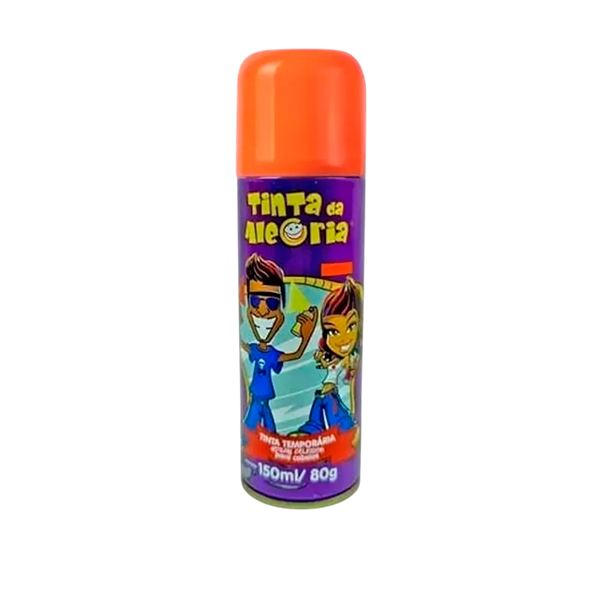 TINTA SPRAY DA ALEGRIA LARANJA 150ML-80G