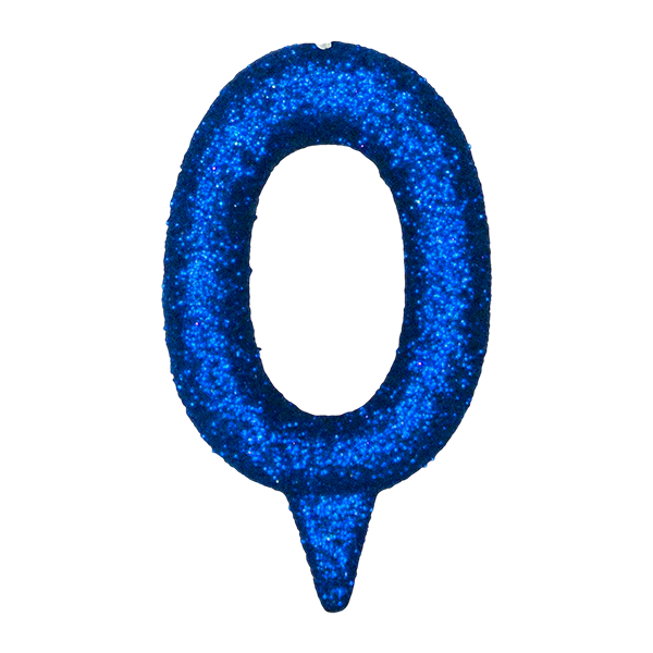 VELA STYLLO BIG GLITTER AZUL N:0