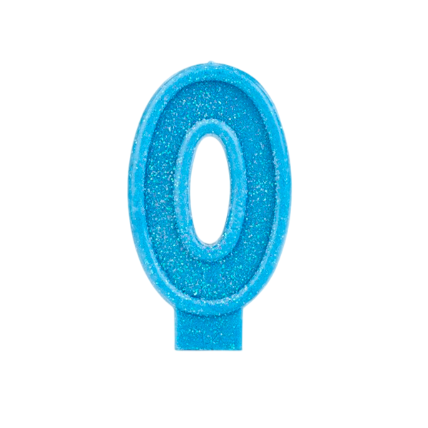 VELA STYLLO GLITTER AZUL N:0