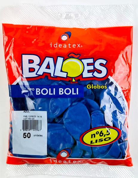 BALAO IDEATEX AZUL LISO C/50