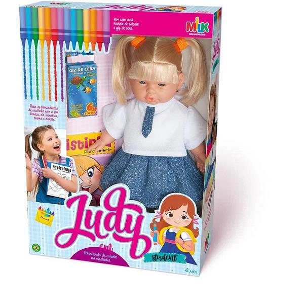 BONECA JUDY STUDENT C/LIVRO