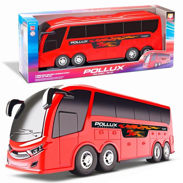 BRINQ BUS PLAST 40CM  POLLUX
