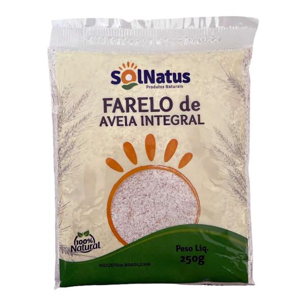 FARELO DE AVEIA INTEGRAL 250G SOLNATUS