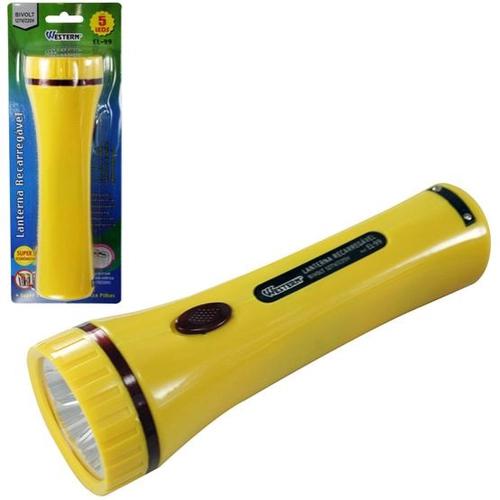 LANTERNA REC 5LEDS COLORS