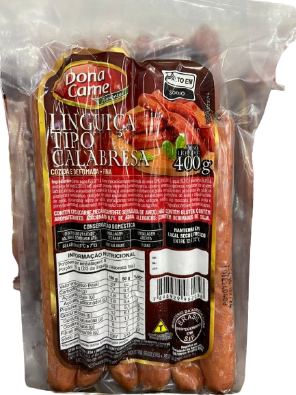 LING DONA CARNE CALABRESA FINA 400G