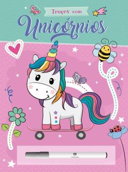 LIVRO ESC/APAG C/CANETA TRACOS C/UNICORNIO