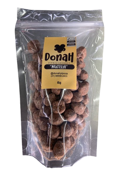 PIPOCA GOURMET NUTELLA DONAH 85G