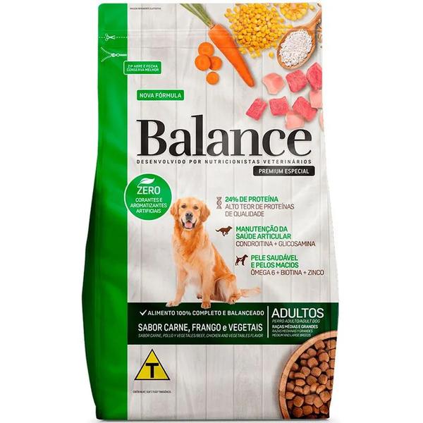 RACAO BALANCE CAO PREMIUN AD MG FGO VEG 2,7KG