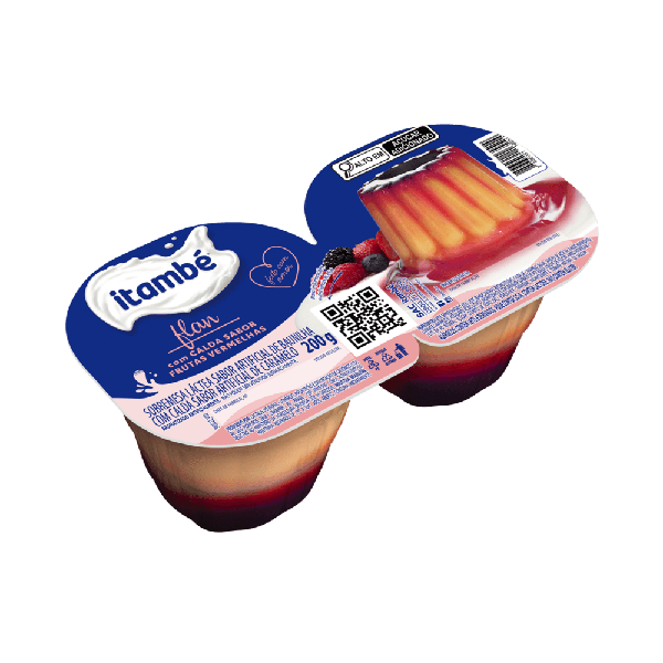 SOB FLAN ITAMBE F.VERMELHAS 200G