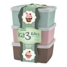 KIT 3 POTES CANDY COLOR PLASVALE