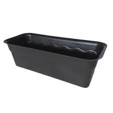 VASO OUROGARDEN UN FLOREIRA PRETA 44CM