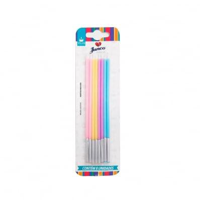 VELA ANIVER JUNCO UN PALITO CANDY COLORS