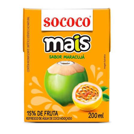 Agua de Coco Sococo Maracuja 200ML