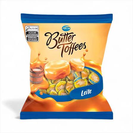 Bala Butter Toffee Leite 90G