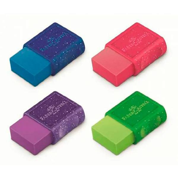 BORRACHA FABER MAX PLASTICA COLORIDA