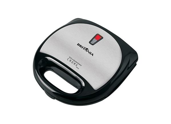Grill Sanduicheira Britânia Crome Inox 127V